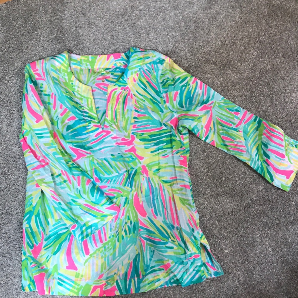 Lilly pulitzer Amelia Island Tunic Tropical Storm